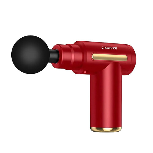 Avizar Appareil de Massage à Percussion sans fil avec Écran Digital 1200mAh Rouge