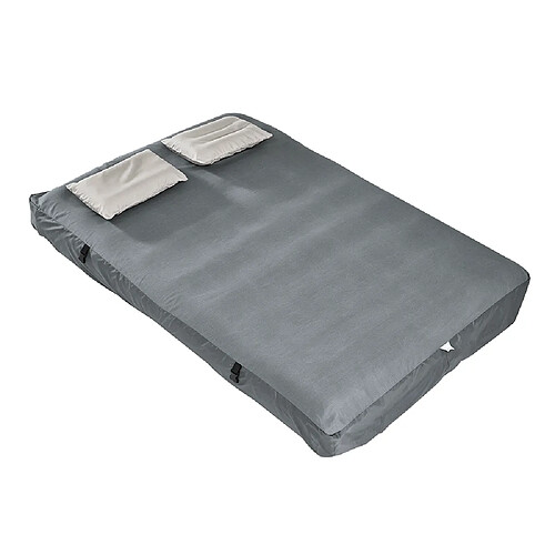 SoBuy Materassino gonfiabile pliable gris 191x137x22 cm OGS32-II-L-HG-P01