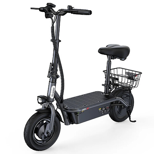 Scooter Électrique iScooter F3 avec Siège — 1000W, 60 km