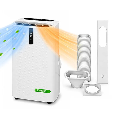 Sans Amarre Climatiseur Mobile 4 En 1 - 12 000 Btu - Chauffage - Déshumidificateur