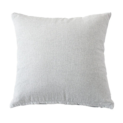 enjoy Coussin Déco Uni Cambria 40x40cm Blanc Gris