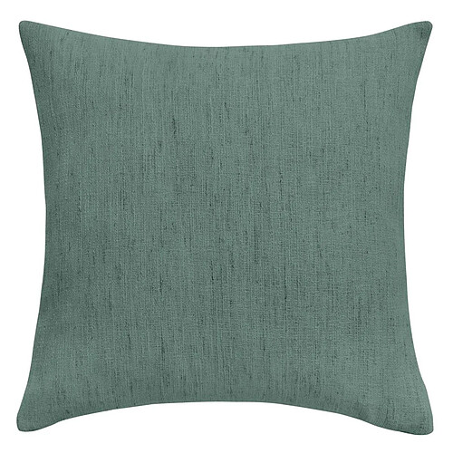 Douceur D'Interieur Coussin Effet Lin Tissé Nando 45x45cm Vert Cèdre