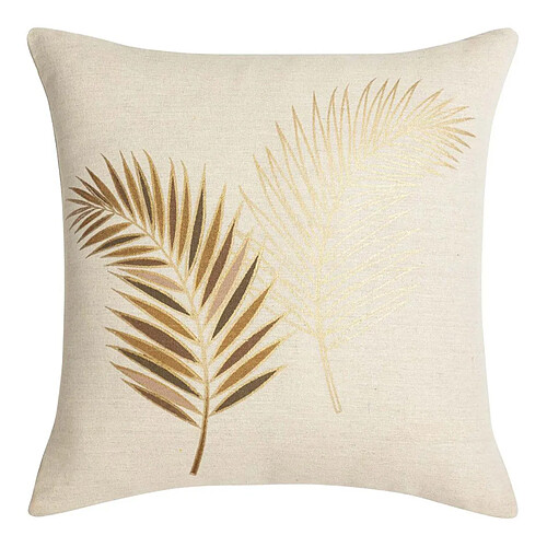 Douceur D'Interieur Coussin Déco Isadora 45x45cm Beige & Ocre