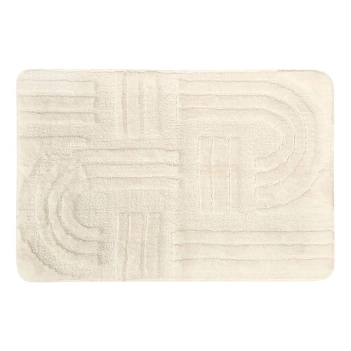 Five Simply Smart Tapis de Bain Design Strio 50x75cm Blanc