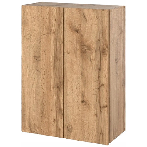 Stiv-Meubles Armoire murale Chêne Wotan 60 cm - Meuble haut et colonne pour salle de bain