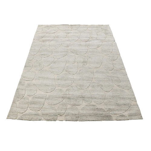 Paris Prix Tapis Déco Effet Galet 200x300cm Bleu Gris