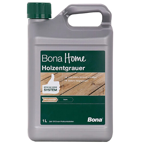 Bona Dégrippant bois 1 Liter, Nettoyant bois, Nettoyage terrasse