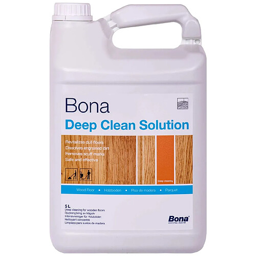 Bona Nettoyant bois profond, 5 litres, solution de nettoyage parq