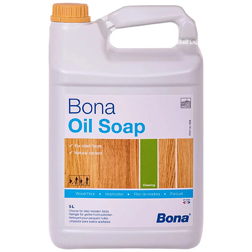 Bona Savon huile bois 5 Liter, Nettoyant parquet huilé, entretien