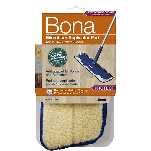 Bona Applicateur microfibre, pad applicateur, pad entretien inten