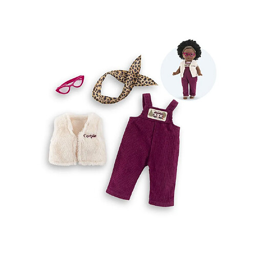 Corolle Coffret Chic Explorateur - Tenue poupée 36 cm - 4 accessoires