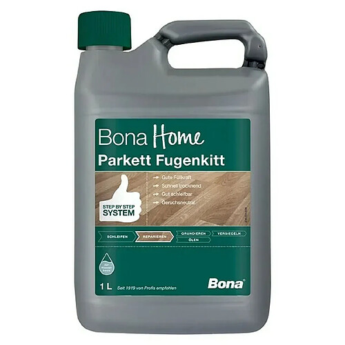 Bona Mastic parquet 1 Liter, mastic à parquet, rebouche parquet