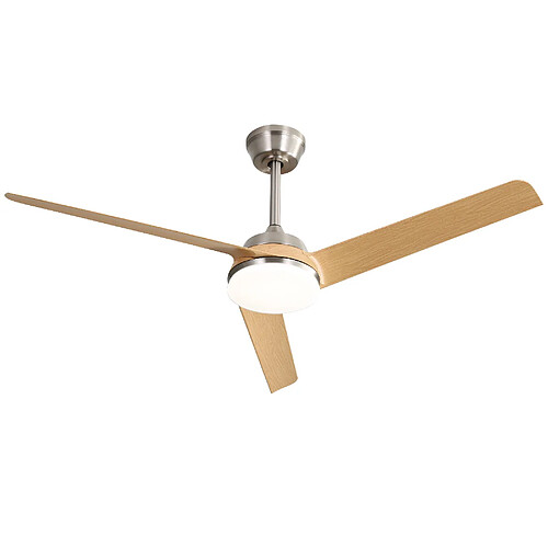 MIVRAY Ventilateur de plafond 132 cm télécommande et LED, pales en ABS