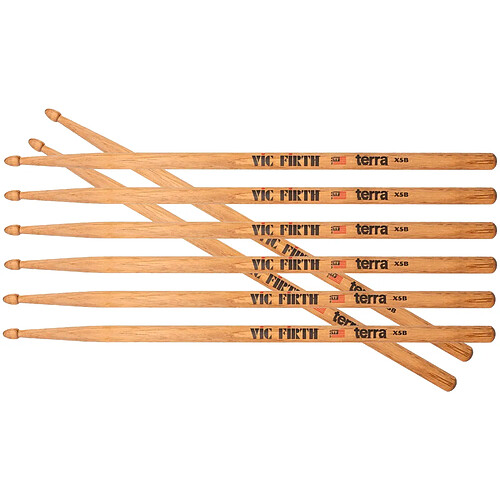 American Classic X5B Terra Pack de 4 Paires Vic Firth