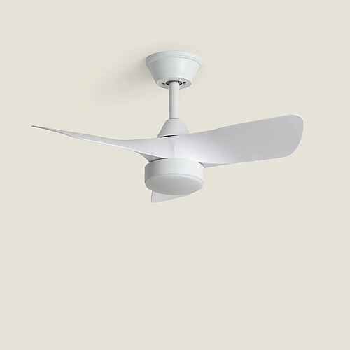 Ledkia Ventilateur de Plafond avec Éclairage Silencieux DC Ventos Blanc Télécommande