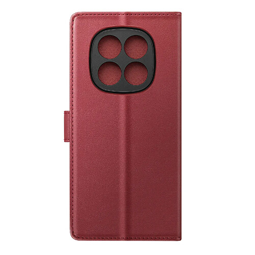 Mayaxess Étui Portefeuille 2 en 1 pour Redmi Note 15 avec Coque Détachable Bordeaux