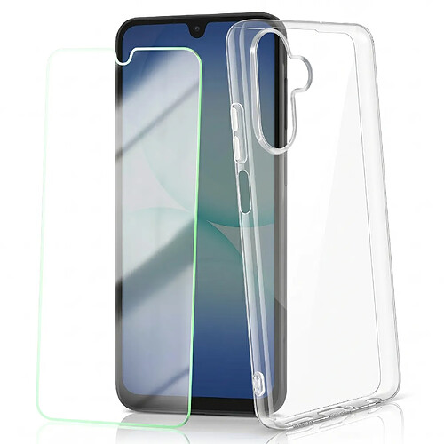 Avizar Coque pour Samsung Galaxy A16 Antichoc avec Verre Trempé Transparent