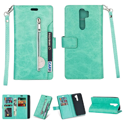 Étui portefeuille Xiaomi Redmi Note 8 Pro - Vert