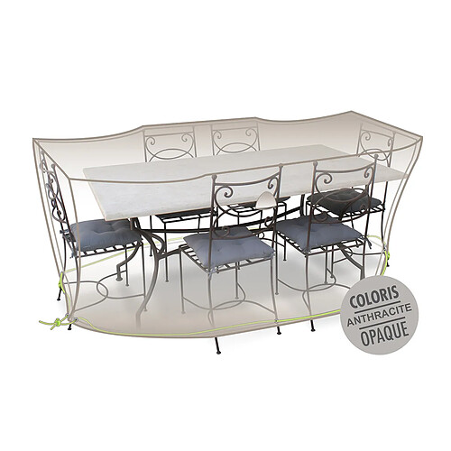 JARDILINE Housse Cover Air pour Table + 8 Chaises