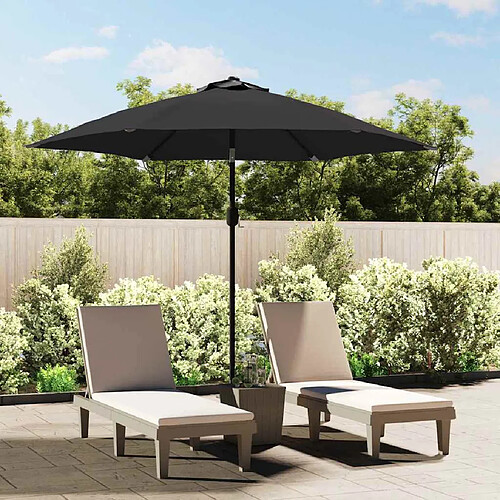 vidaXL Tissu de Remplacement - Ø300 Cm - Noir