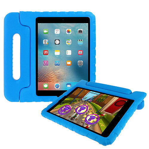 Avizar Coque iPad 5/6/Air Enfant Poignée Bleu