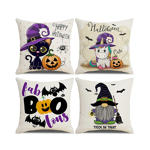 Taie d'oreiller Halloween - 45x45cm