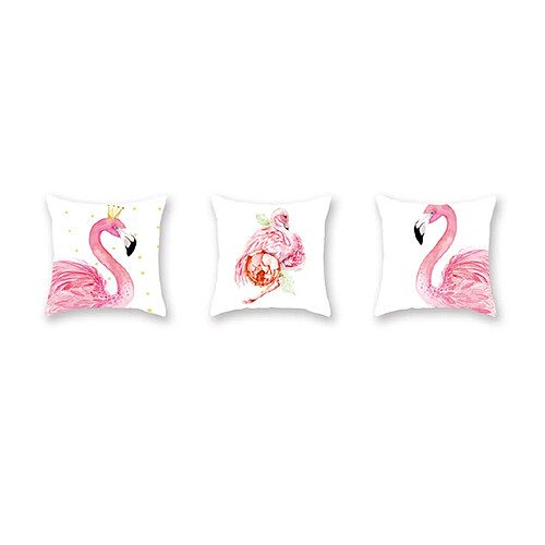 P62 Aquarelle Flamingo 3 pièces