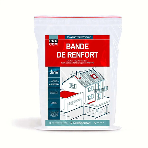 PRO COM Bande de renfort PROCOM - 20 cm x 10 m