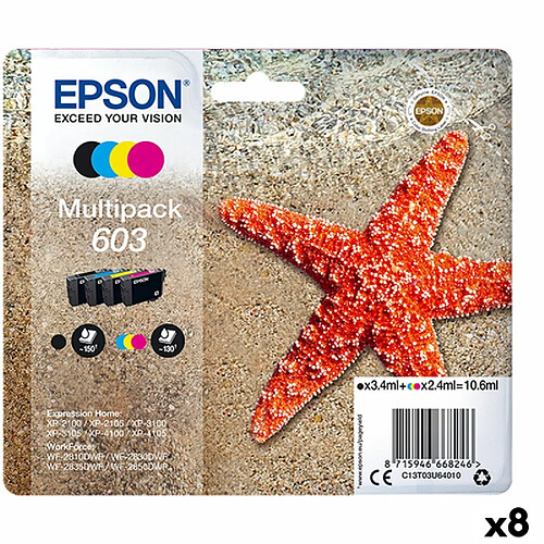Epson Cartouche d'encre 603 - Noir et couleurs
