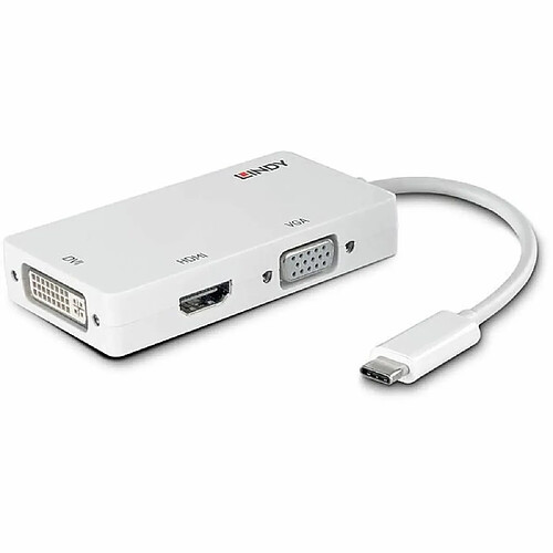 Lindy Hub USB-C multiport HDMI DVI VGA