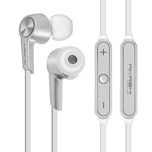 Akashi Bluetooth Intra-auriculaires - Argent