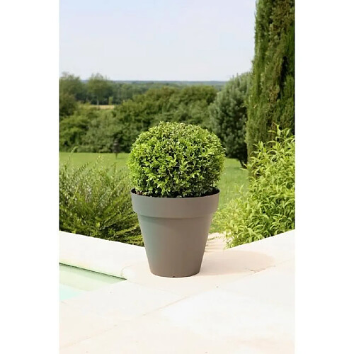 Riviera pot de fleurs rond - Gris