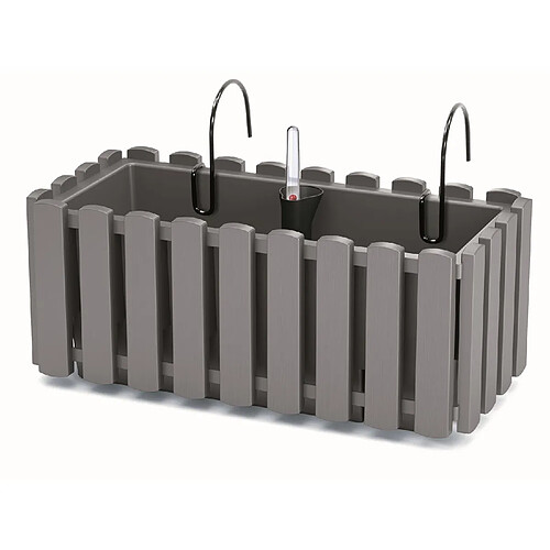 Balconnière plastique - Gris