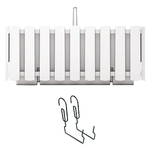 Balconnière plastique - Blanc