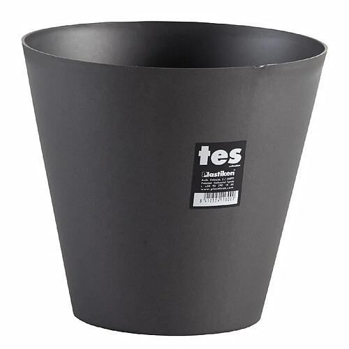 Plastiken pot de fleurs rond - Blanc