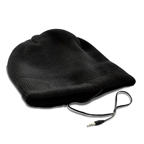 Totalcadeau Bonnet avec écouteurs et microphone