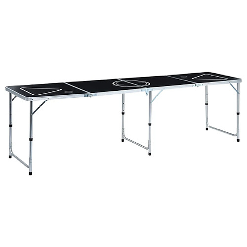 VidaXL Table de Bière-Pong Pliante