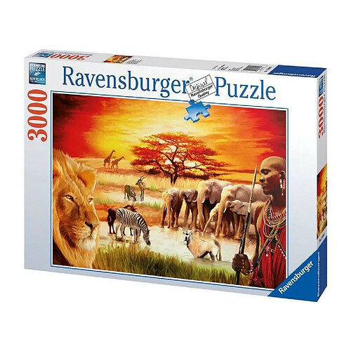 Ravensburger Puzzle adulte La Fierté du Massaï - 3000 pièces