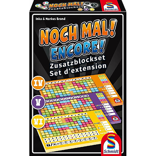 Schmidt Spiele Schmidt Encore Une Fois Blocs supplémentaires