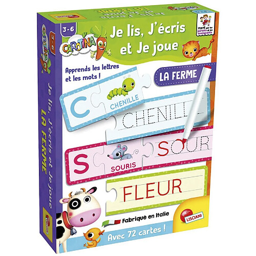 Lisciani Giochi Carotina Lis Écris Joue Ferme