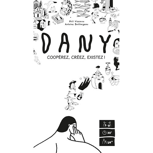 Grrre games Dany jeu d'ambiance - Blanc et noir