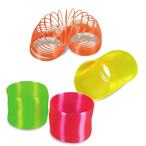 Totalcadeau Spirale ressort flashy - Bleu