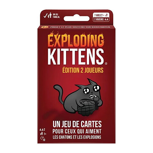 Asmodée Exploding Kittens 2 Joueurs
