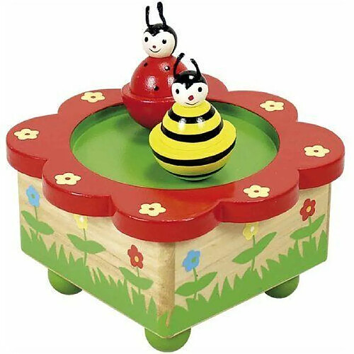 ULYSSE Boîte à Musique Abeille Coccinelle