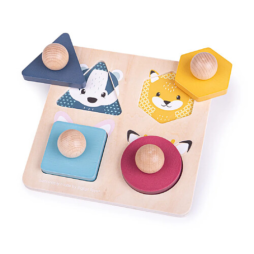 Bigjigs toys Puzzle animaux des bois