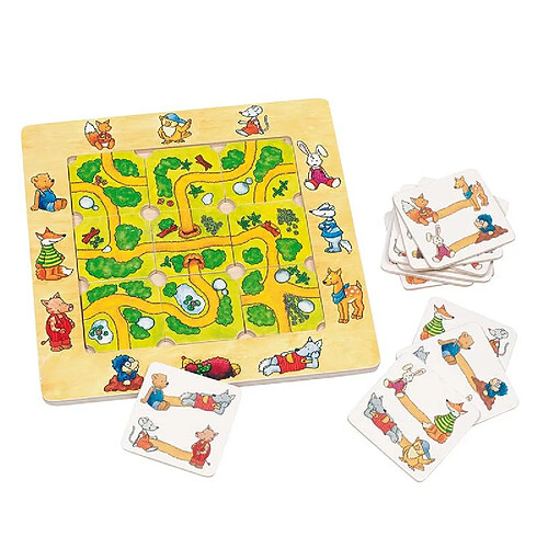 Goki puzzle en bois Animaux