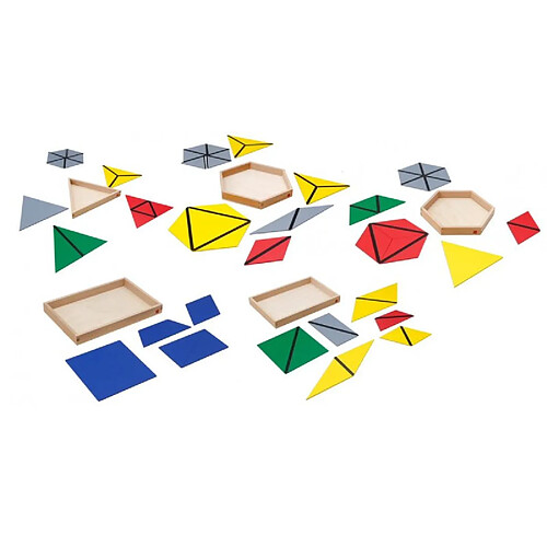 Montessori Triangles constructifs