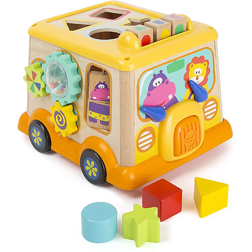 Small foot Jeu Motricité Bus Scolaire