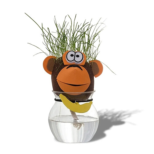 Totalcadeau Tête d'Animal à Herbe