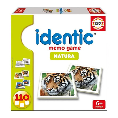 Educa Borras Educa Jeu de mémoire Identic Natura